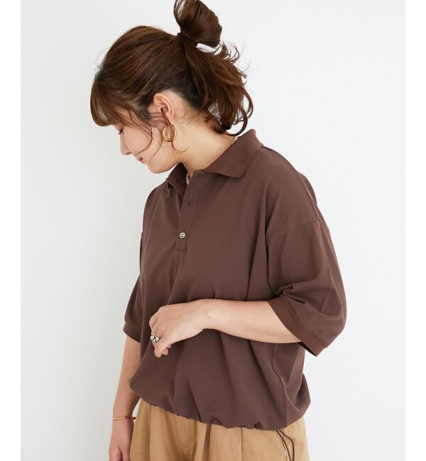  「《手洗い可能》ドロストカノコポロ」|ポロシャツ|