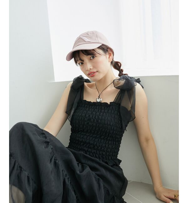 MAJESTICLEGON「リボンモチーフCAP」|キャップ・キャスケット|