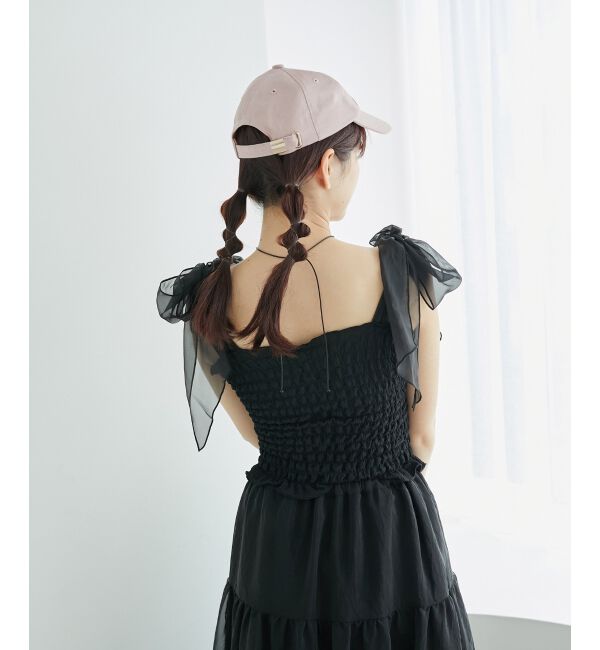 MAJESTICLEGON「リボンモチーフCAP」|キャップ・キャスケット|
