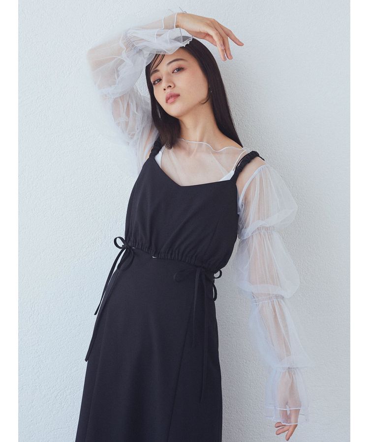 earth music&ecology「マルチウェイビスチェリボンキャミワンピース」|ワンピース|