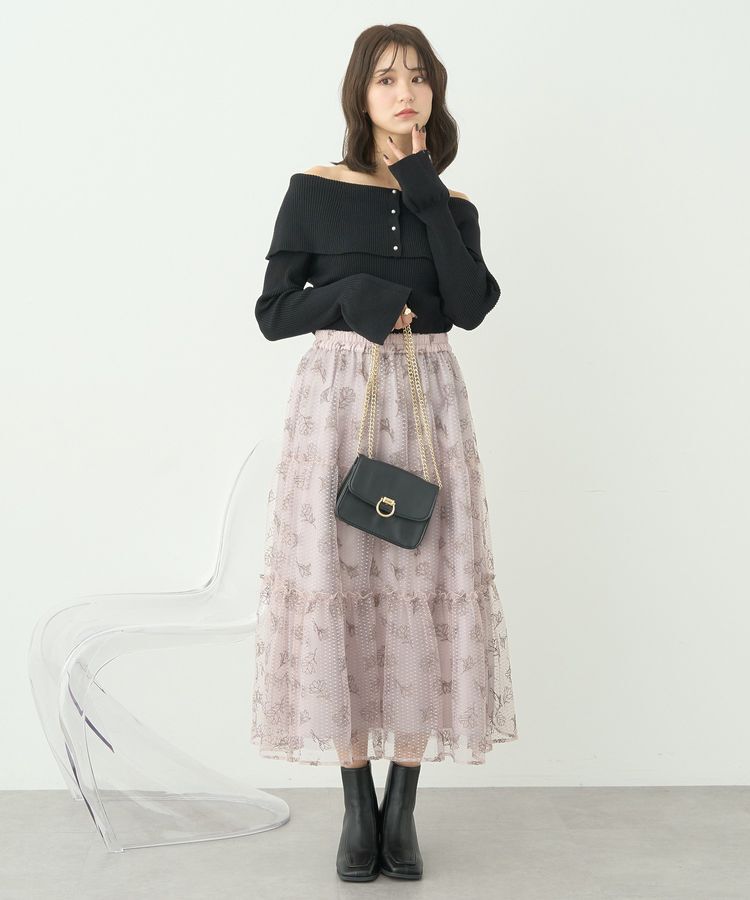 earth music&ecology「2Wayオフショルニットプルオーバー」|ニット・セーター|