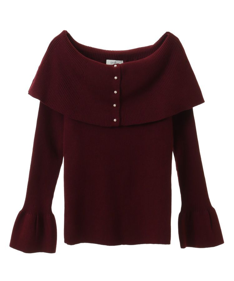 earth music&ecology「2Wayオフショルニットプルオーバー」|ニット・セーター|