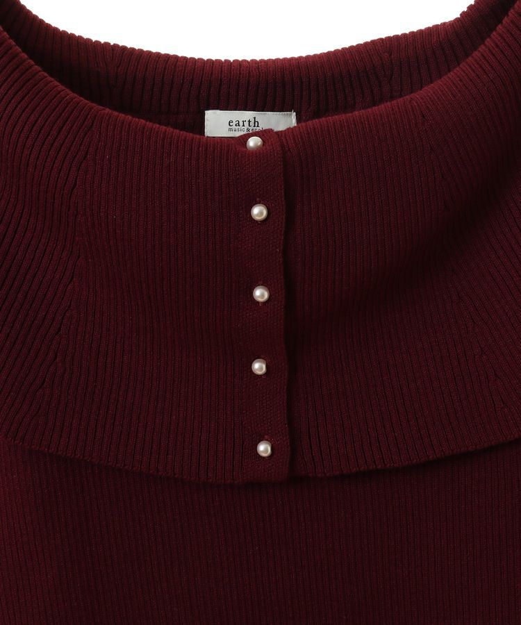 earth music&ecology「2Wayオフショルニットプルオーバー」|ニット・セーター|