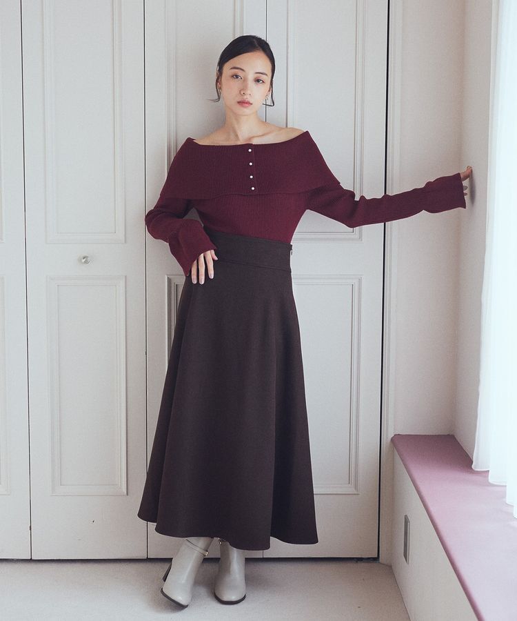 earth music&ecology「2Wayオフショルニットプルオーバー」|ニット・セーター|