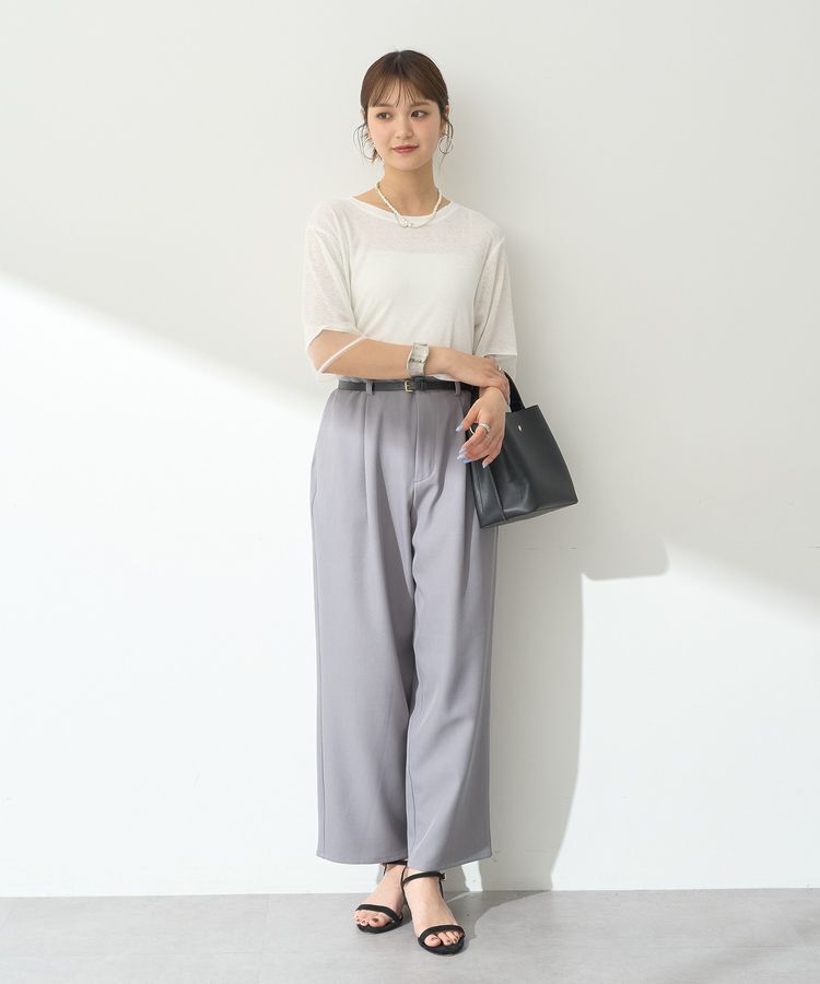 earth music&ecology「タックストレートパンツ」|その他|