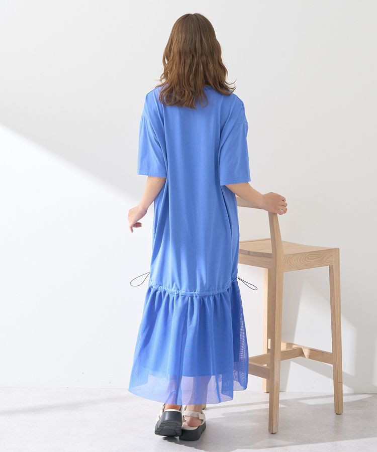 earth music&ecology「メッシュドッキングワンピース」|ワンピース|