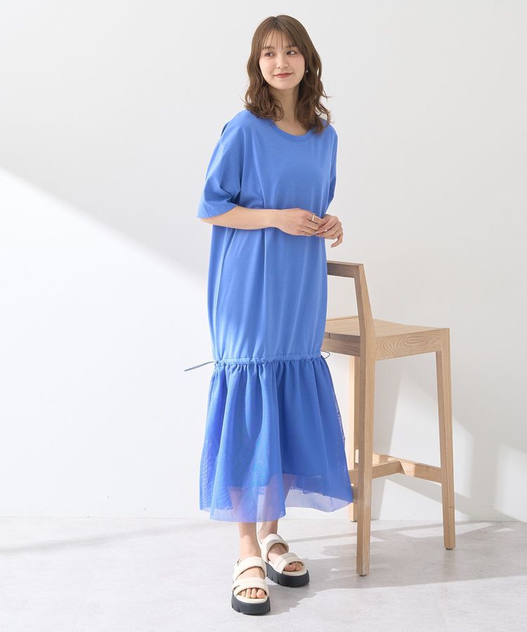 earth music&ecology「メッシュドッキングワンピース」|ワンピース|