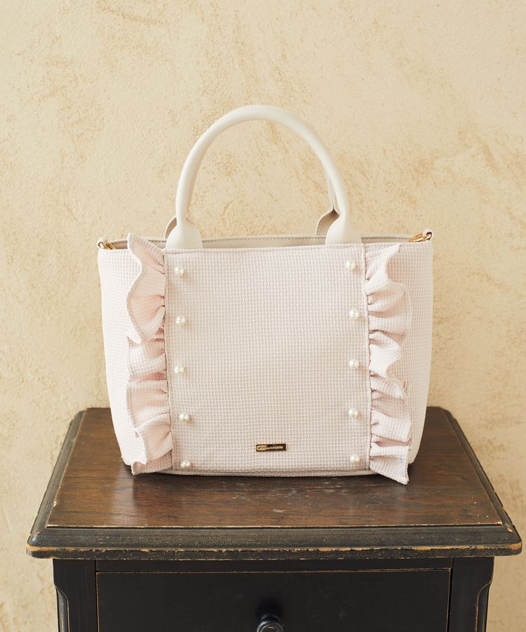 Maison de FLEUR「2WayフリルトートMバッグ」|トートバッグ|