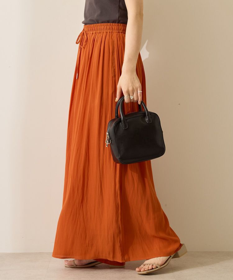 AMERICAN HOLIC「【選べる丈】接触冷感シフォンスカーチョ」|スカート|