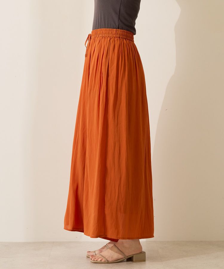 AMERICAN HOLIC「【選べる丈】接触冷感シフォンスカーチョ」|スカート|