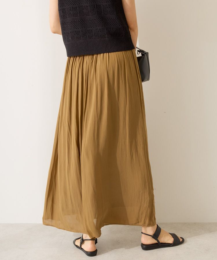 AMERICAN HOLIC「【選べる丈】接触冷感シフォンスカーチョ」|スカート|