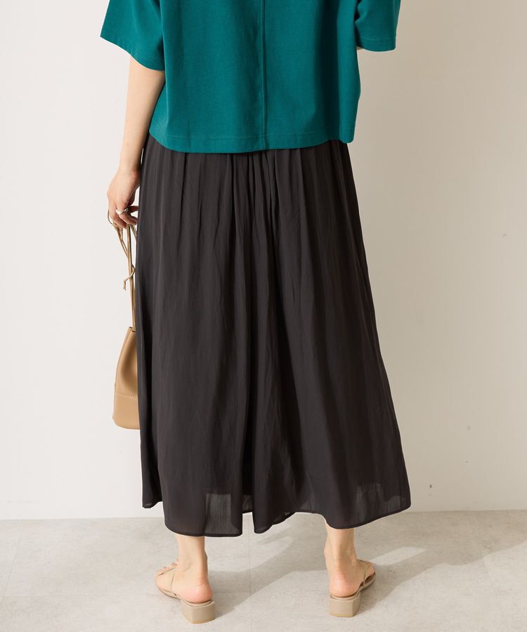 AMERICAN HOLIC「【選べる丈】接触冷感シフォンスカーチョ」|スカート|
