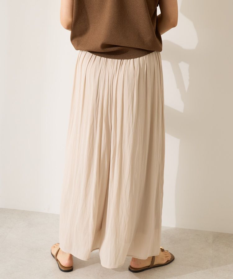 AMERICAN HOLIC「【選べる丈】接触冷感シフォンスカーチョ」|スカート|