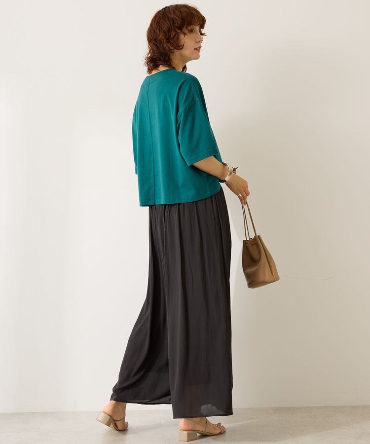 AMERICAN HOLIC「【選べる丈】接触冷感シフォンスカーチョ」|スカート|