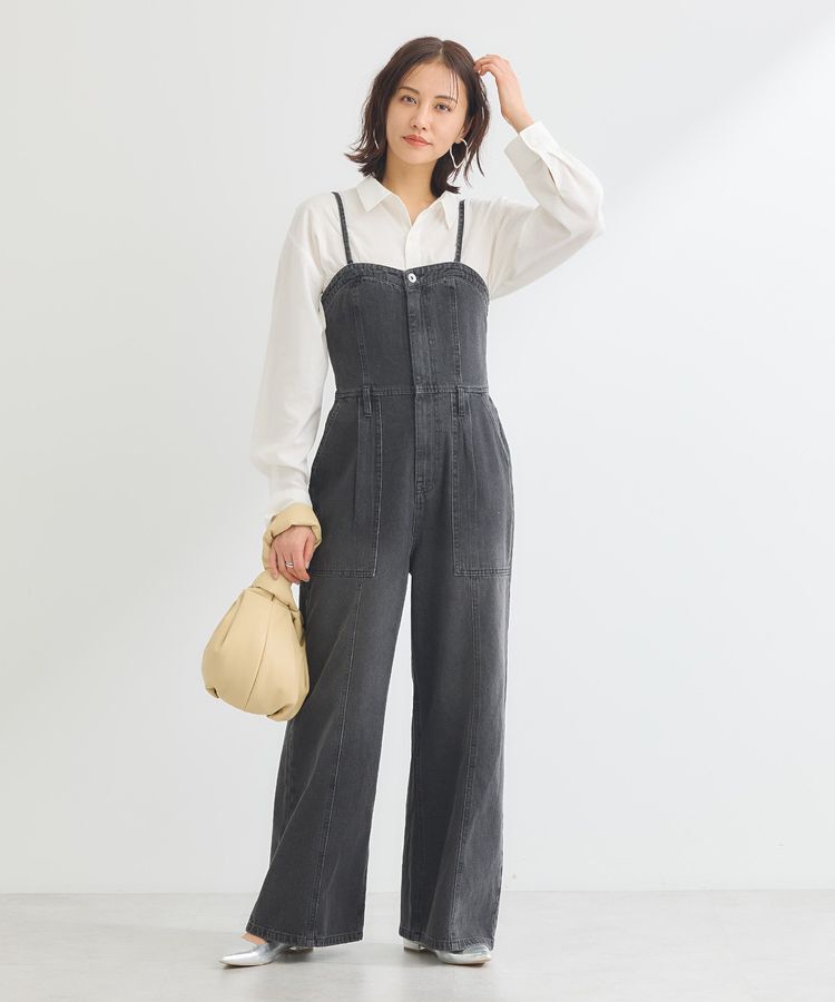 Green Parks「・SUGAR SPOON デニムオールインワン」|オールインワン|