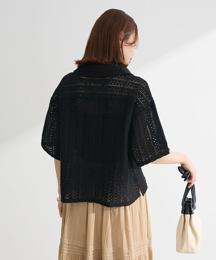 Green Parks「インド綿 衿付きレースシャツ」|シャツ・ブラウス|