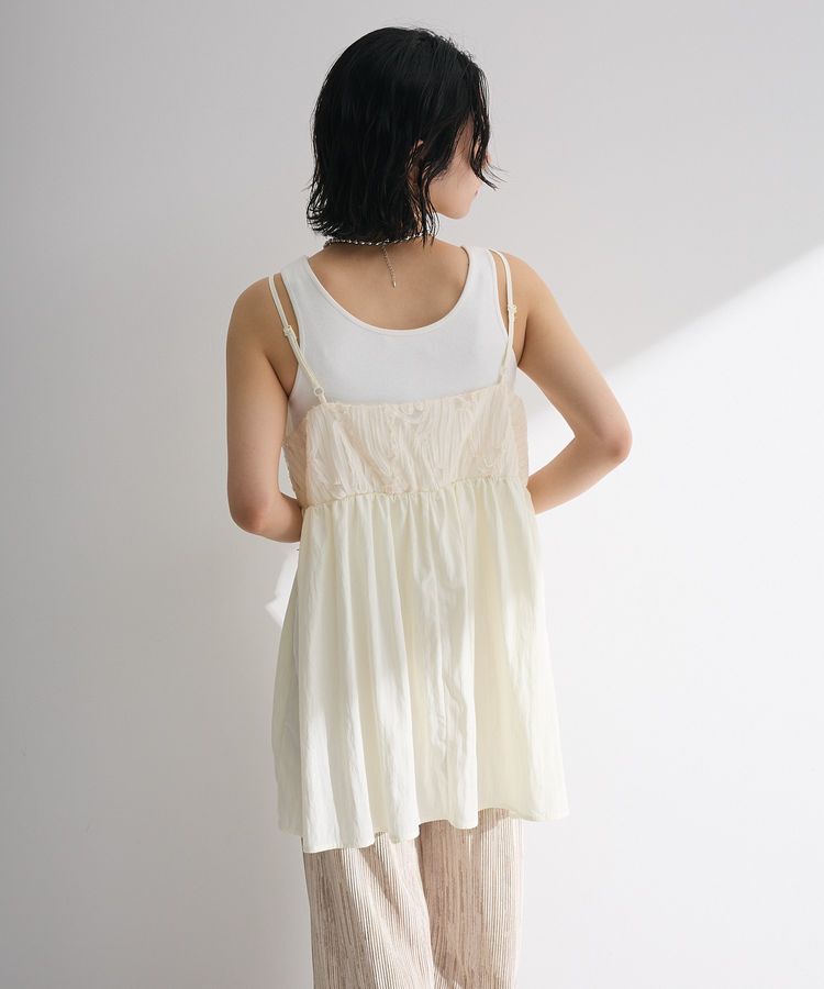 Green Parks「テープ刺繍ビスチェ」|キャミソール|