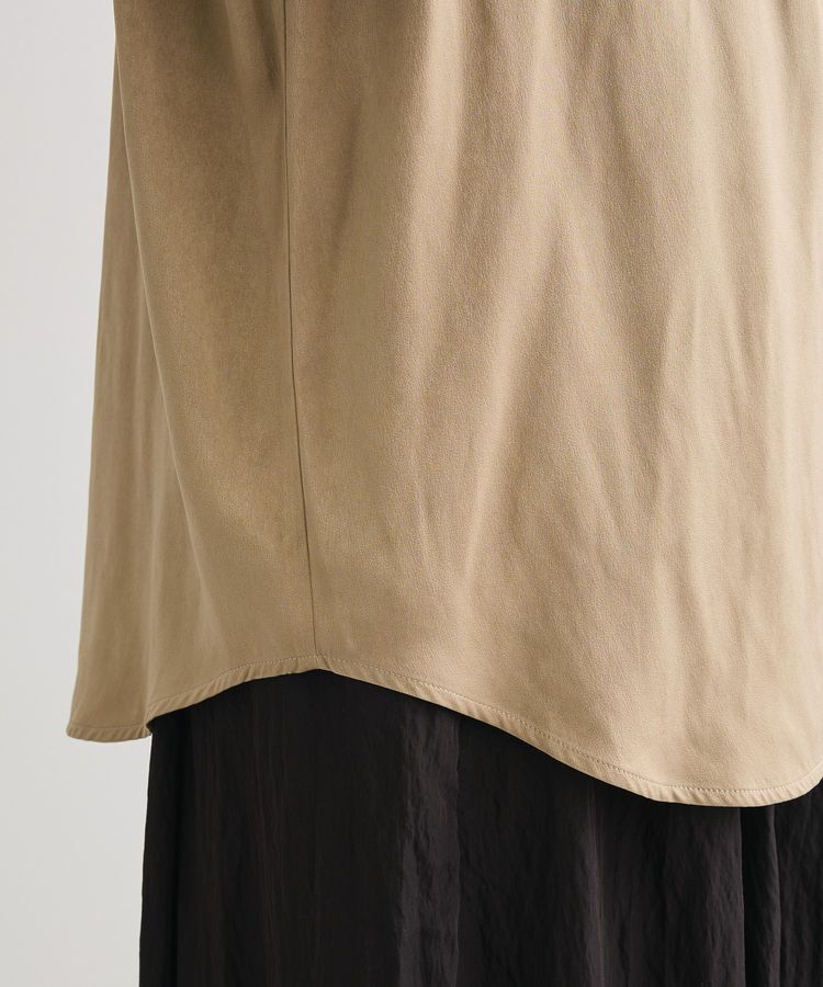 Green Parks「・SUGAR SPOON サテンオーバーシャツ」|シャツ・ブラウス|