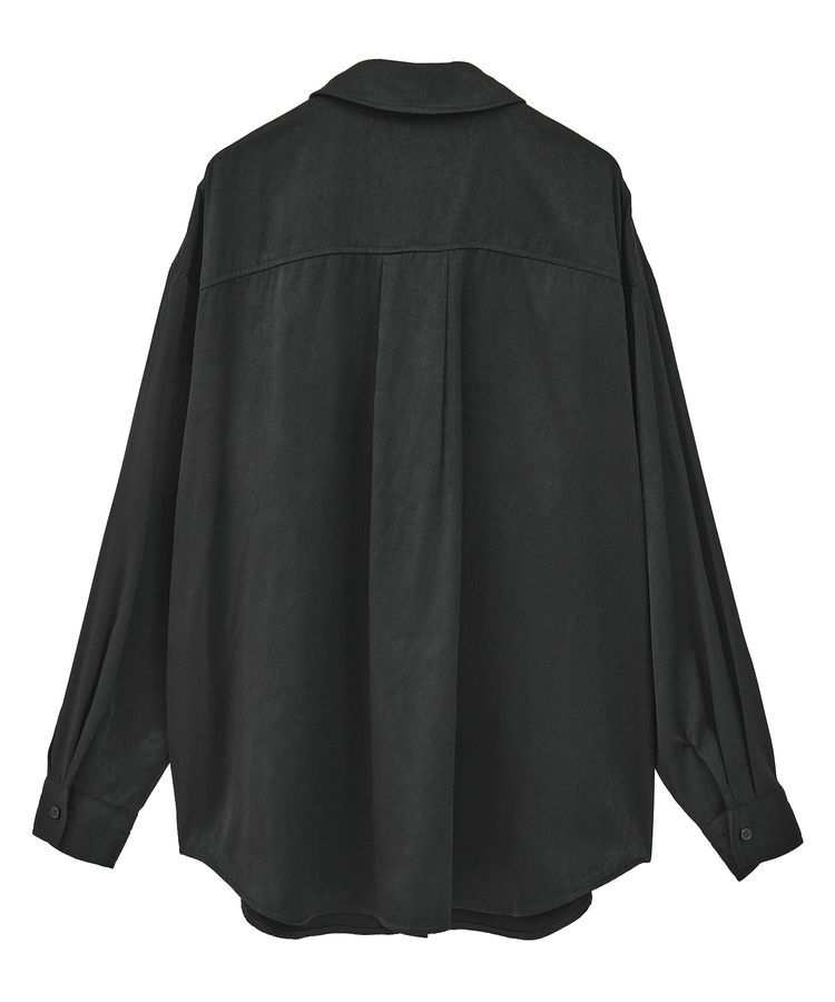 Green Parks「・SUGAR SPOON サテンオーバーシャツ」|シャツ・ブラウス|