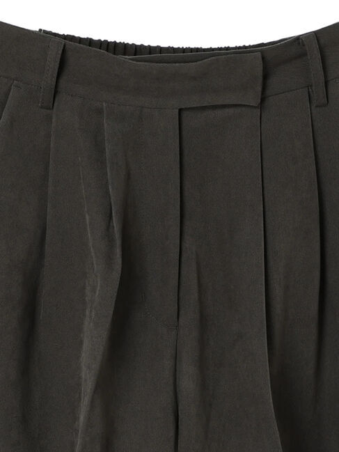 YECCA VECCA「サテンパイピングタックパンツ」|その他|