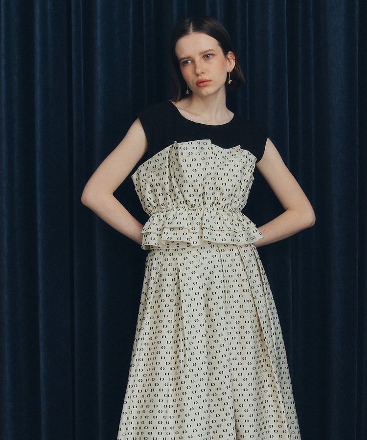 YECCA VECCA「ビスチェドッキングブラウス」|シャツ・ブラウス|