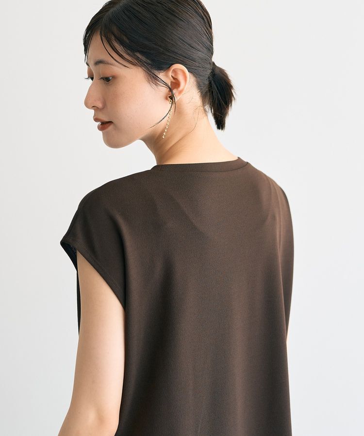 YECCA VECCA「ベルテッドプリーツ切替ワンピース」|ワンピース|