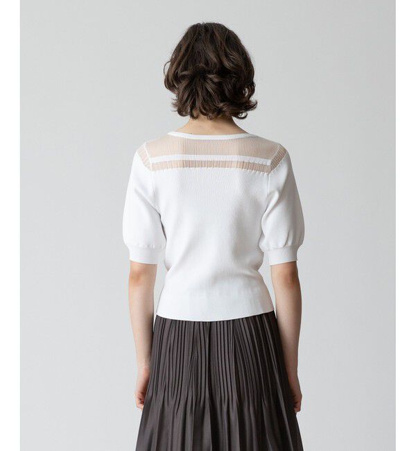 allureville「フィルミーデコルテプルオーバー」|ニット・セーター|