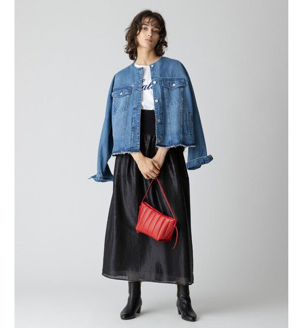 allureville「デニムブルゾン」|デニムジャケット|