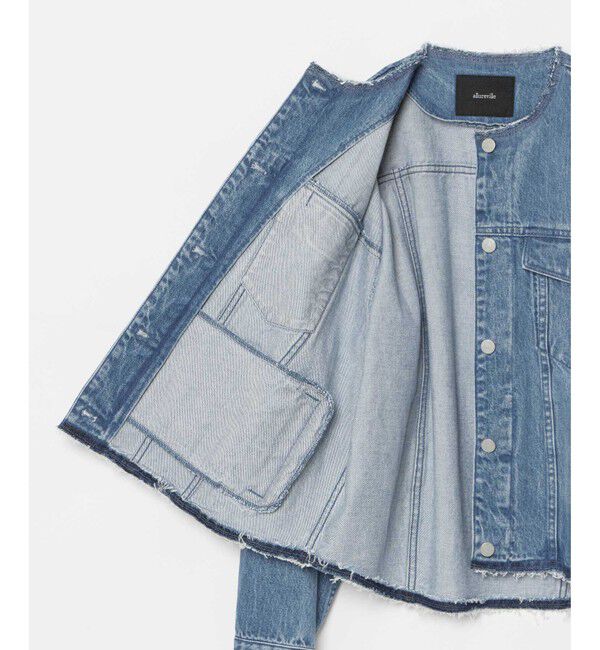 allureville「デニムブルゾン」|デニムジャケット|