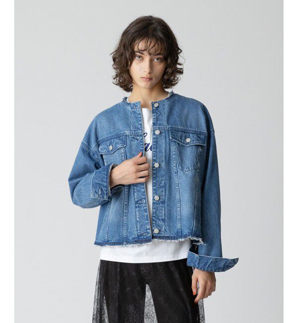 allureville「デニムブルゾン」|デニムジャケット|