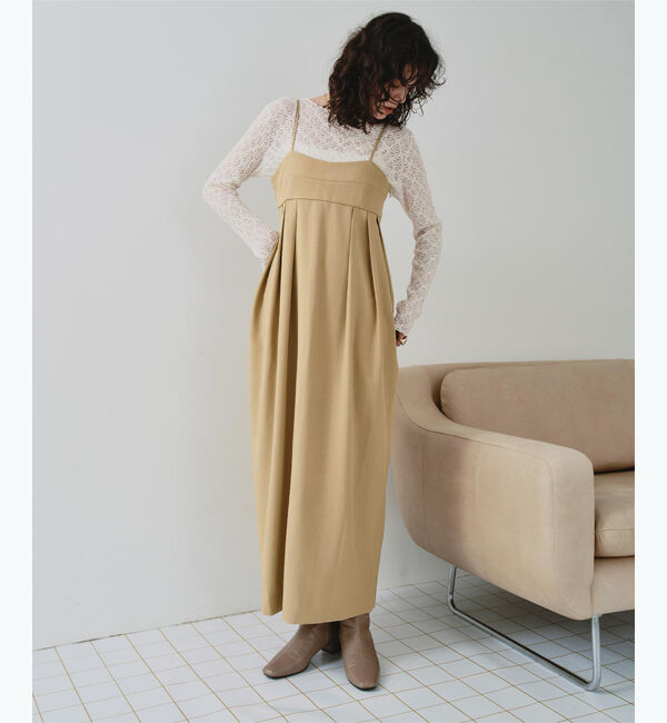 titivate「コクーンシルエットキャミソールワンピース」|ワンピース|