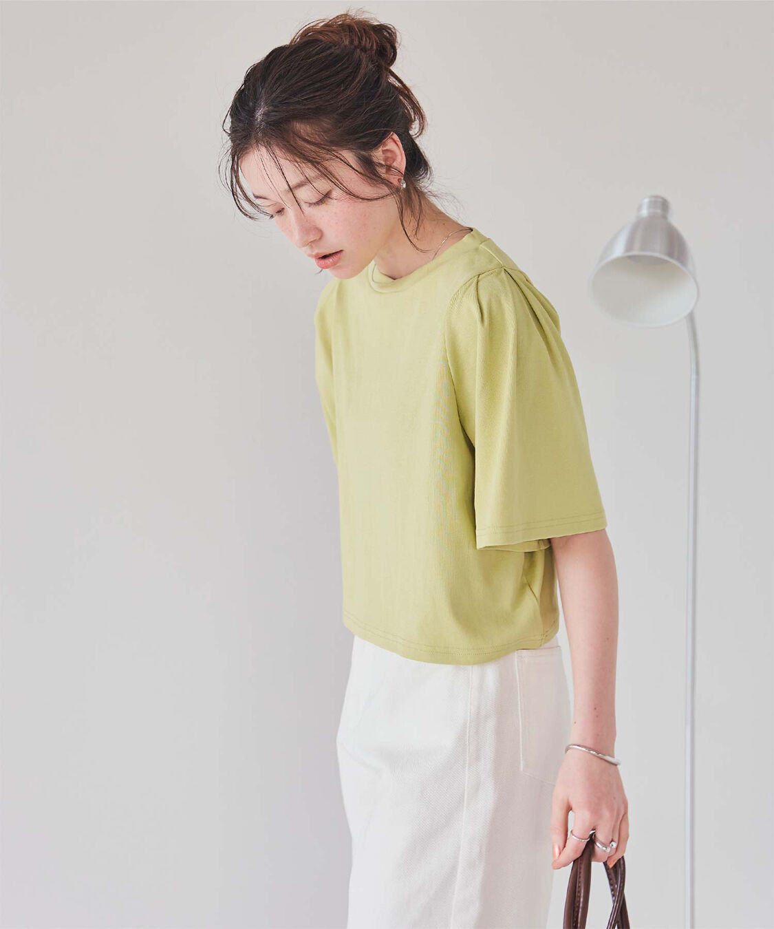 titivate「クルーネックタックスリーブトップス」|Tシャツ・カットソー|