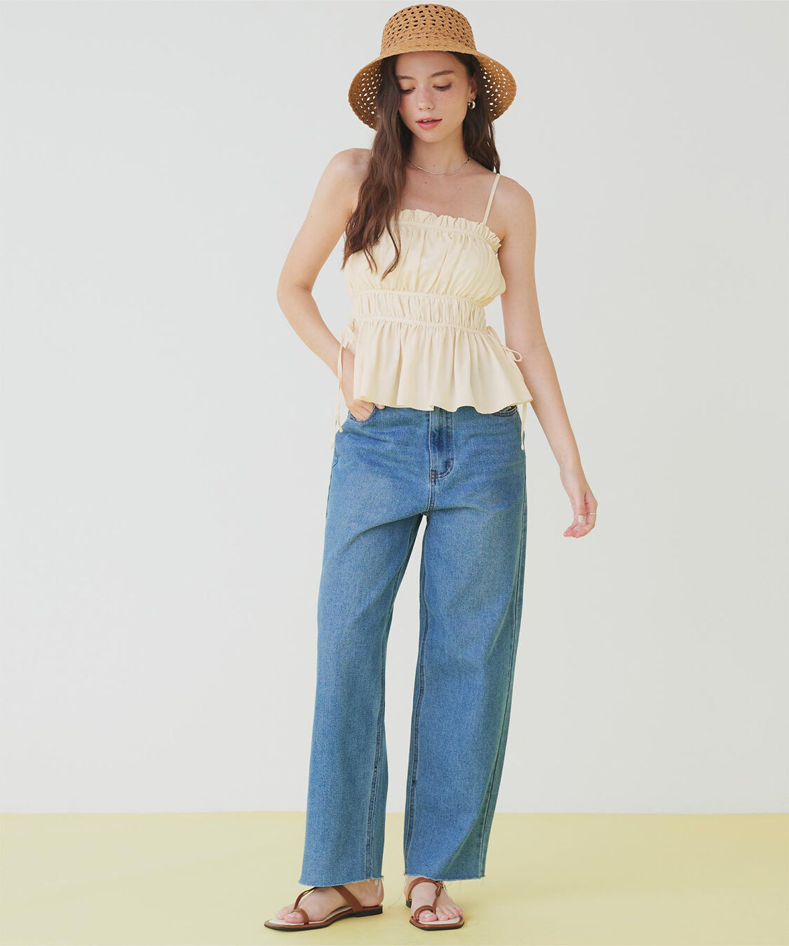 SEA DRESS「ティアードラインペプラムビキニ/水着」|ビキニ|