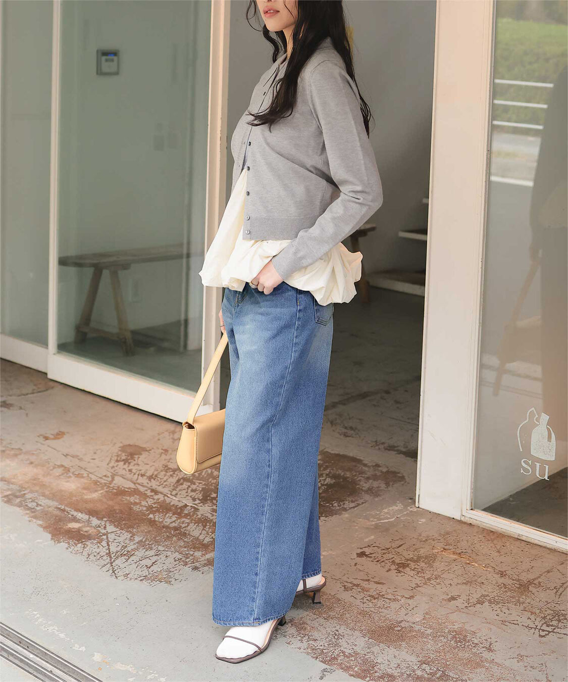 titivate「ストレートシルエットデニムパンツ」|デニム|