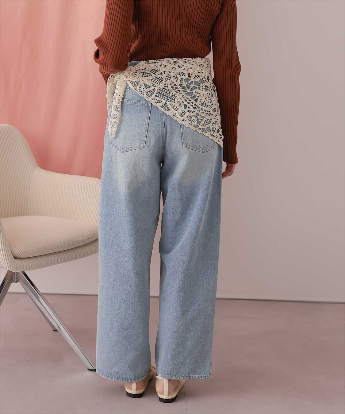 titivate「ストレートシルエットデニムパンツ」|デニム|