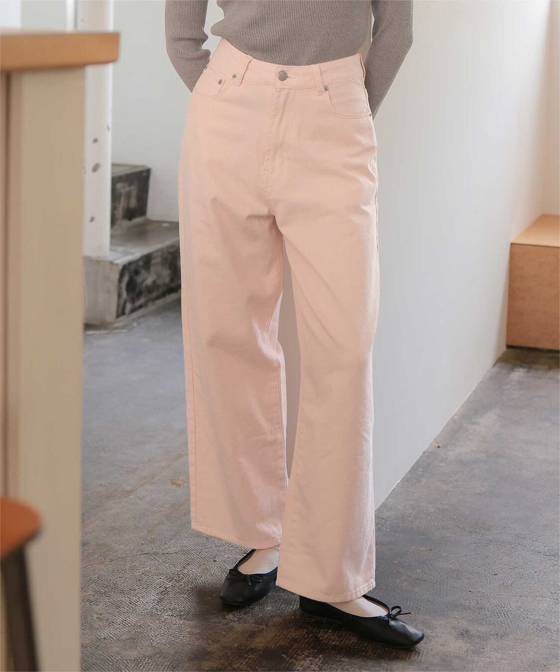 titivate「ストレートシルエットデニムパンツ」|デニム|