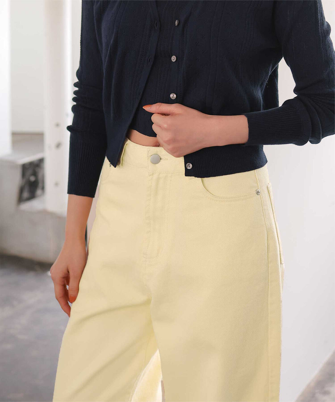 titivate「ストレートシルエットデニムパンツ」|デニム|