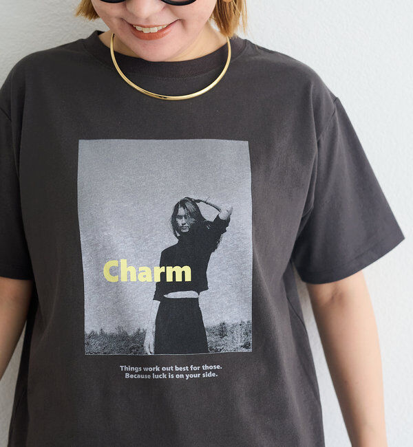  「【＠remi_usus企画】CharmフォトプリントTシャツ」|Tシャツ・カットソー|