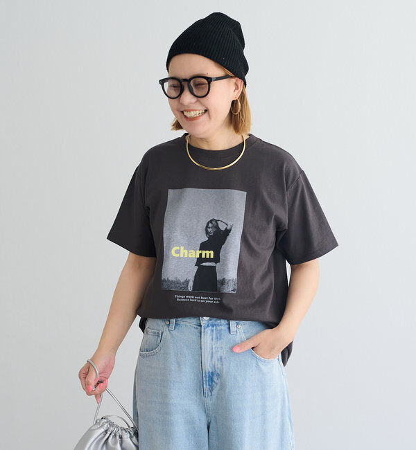  「【＠remi_usus企画】CharmフォトプリントTシャツ」|Tシャツ・カットソー|