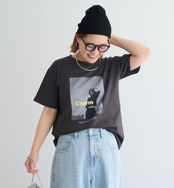  「【＠remi_usus企画】CharmフォトプリントTシャツ」|Tシャツ・カットソー|