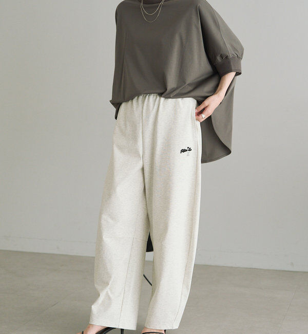  「【接触冷感+抗菌】カーブシルエットカットソーパンツ」|その他|