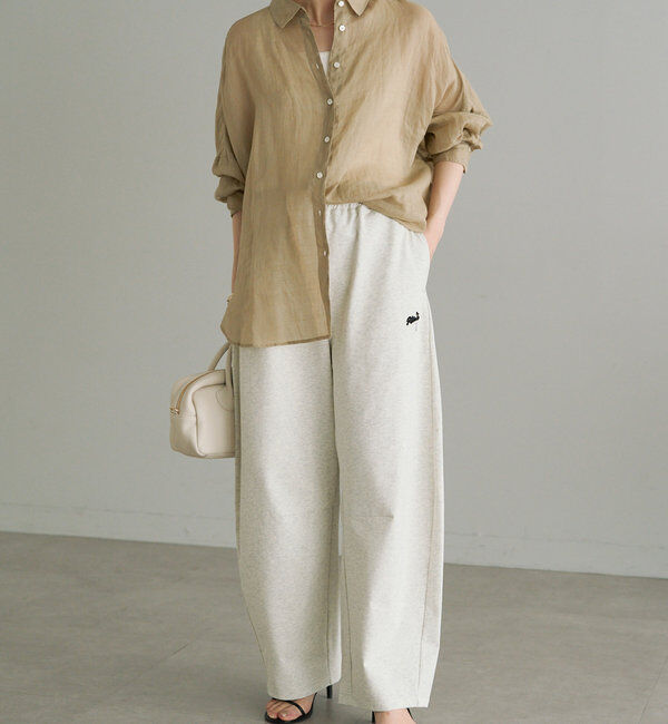  「【接触冷感+抗菌】カーブシルエットカットソーパンツ」|その他|