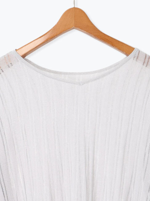 Lugnoncure「針抜きシアーニット」|ニット・セーター|