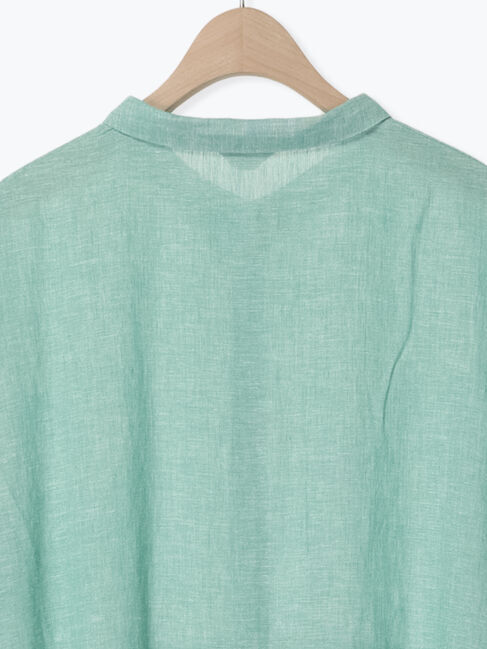 Samansa Mos2「【Sサイズ / WEB限定】【イージーケア】柄アソートリネン混シャツワンピース」|ワンピース|