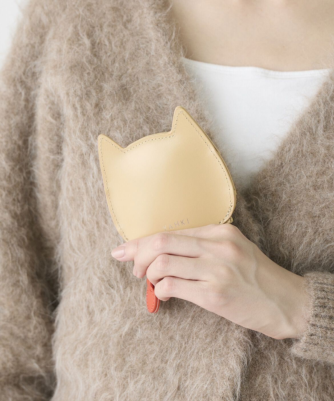 INED「《SUPERIOR CLOSET》W FACE　CATレザーミニポーチ《YAHKI》」|コインケース|