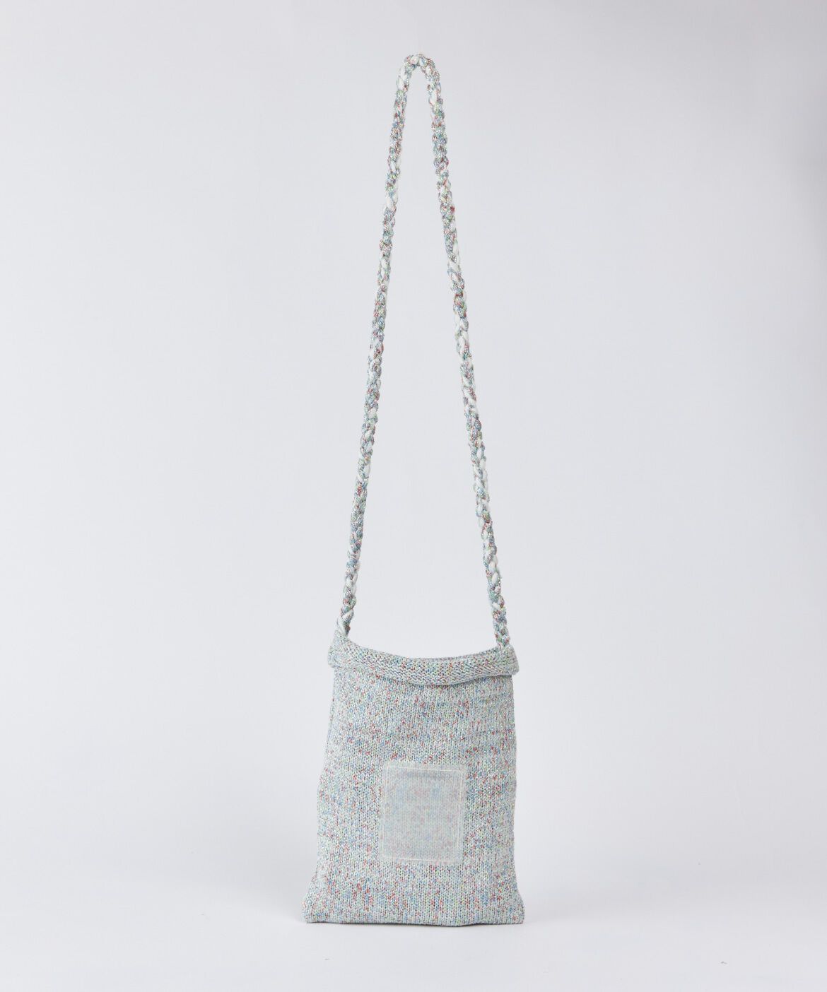 I.T.'S international「joyce MIXラメ入ニット ミニ ショルダーバッグ《Nananoel/ナナノエル》」|ショルダー・メッセンジャー|ホワイト