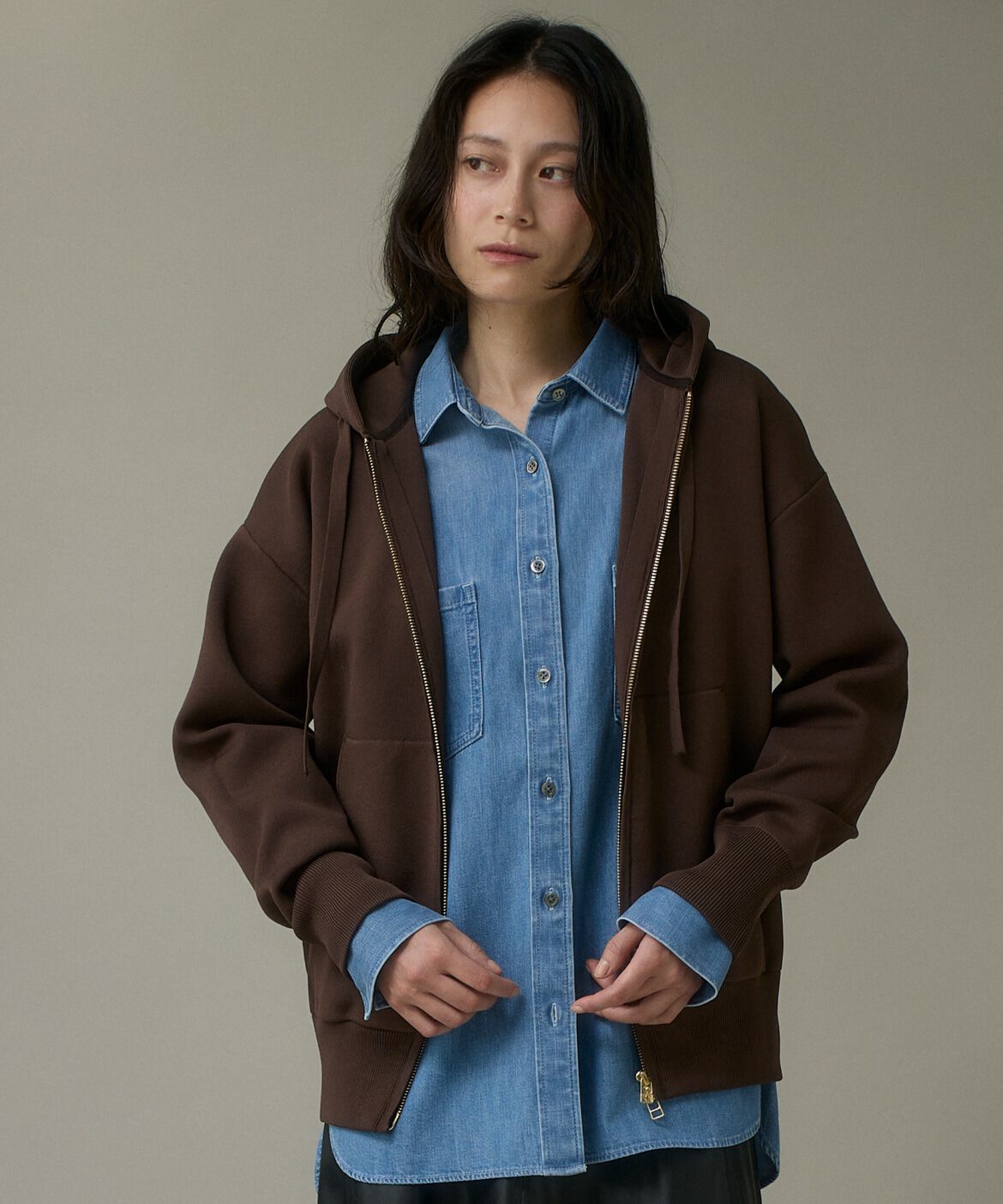 DAY by DAY it&rsquo;s international「ジップアップフーディ」|ニット・セーター|