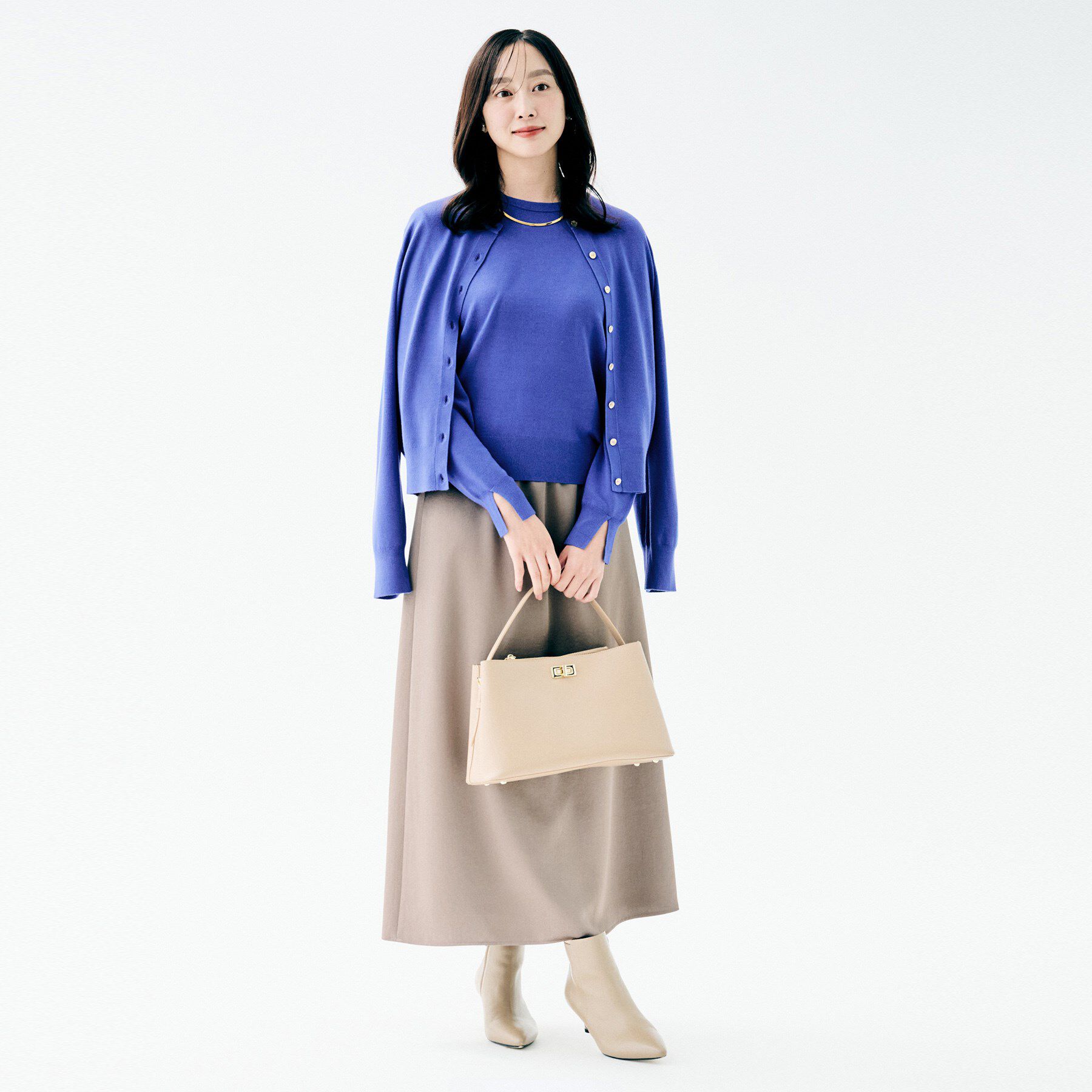 UNTITLED「【アンサンブル可/洗える】ウォームスパン カーディガン」|カーディガン|