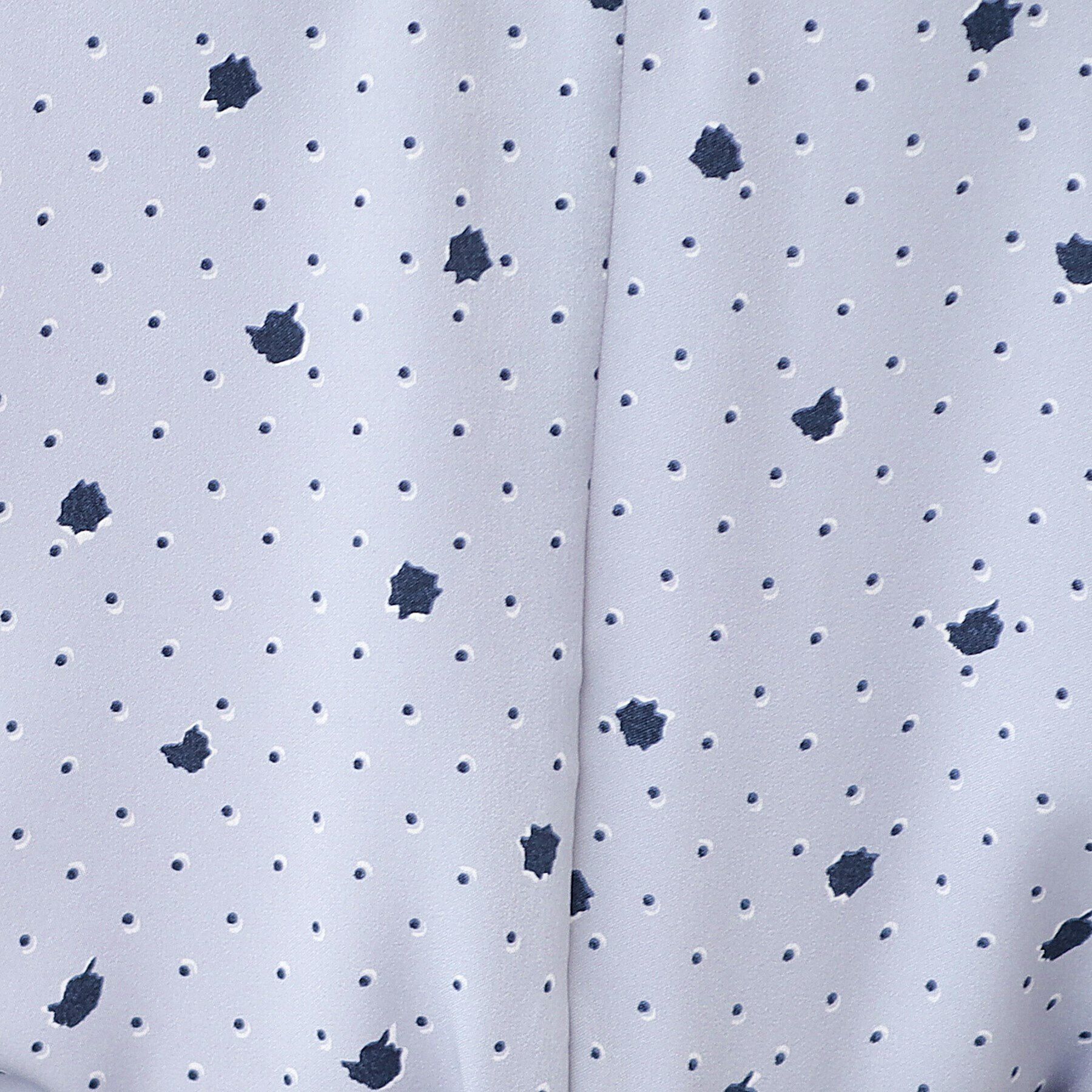 Reflect「【マシンウォッシュ可／セットアップ可】マーブルドットブラウス」|シャツ・ブラウス|