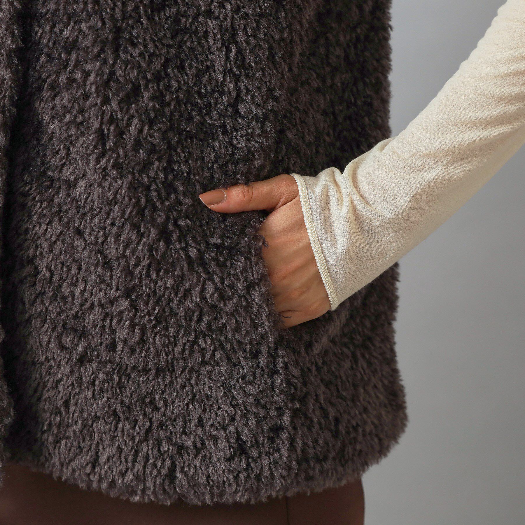 DRESSTERIOR「【otonaMUSE 11月号掲載】エコファージレ」|ノーカラーコート|